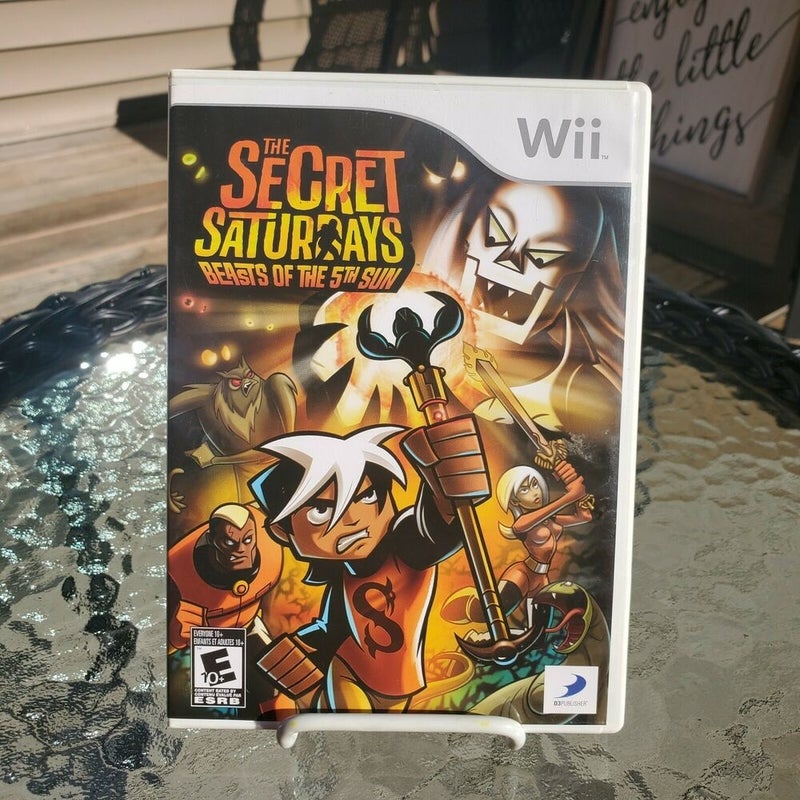 Secret Saturdays: Beasts of the 5th Sun (Nintendo Wii, 2009)  Wii Video Game
