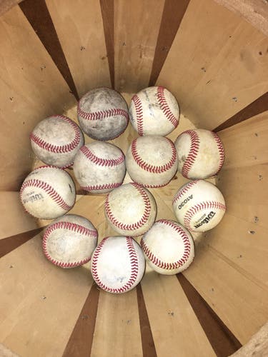 Baseballs 12 Baseballs Used Good