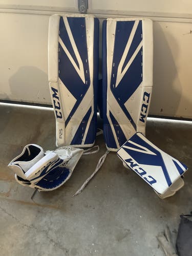 Blue New Senior 34" CCM Regular Premier 2.5 Goalie Full Set