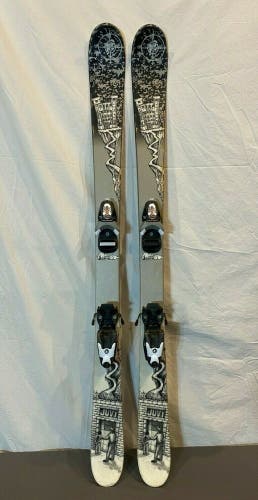 K2 Juvy 128cm Twin-Tip Freestyle Kid's Skis w/Rossignol Comp Jr. Bindings
