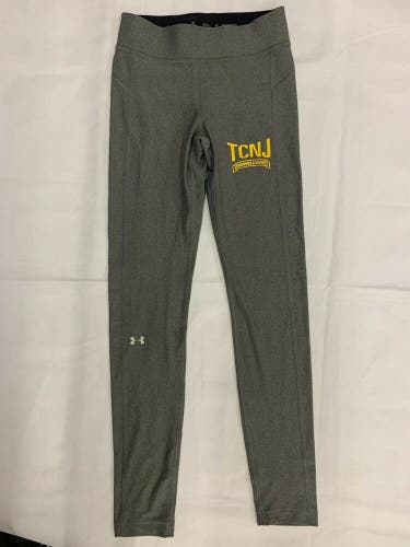 Under Armour TCNJ Swimming & Diving Womens Small Leggings 1309631 Gray