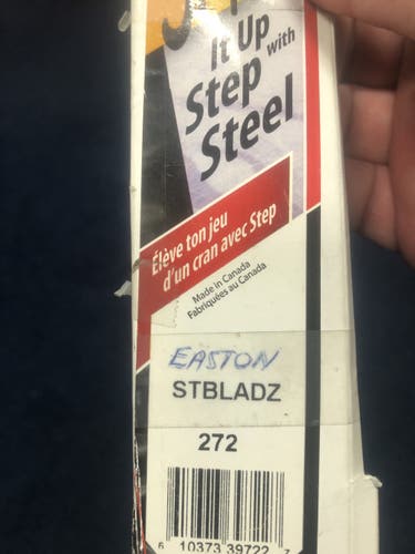 Step steel st bladz Easton size 272