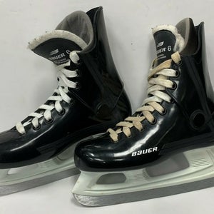 Vintage Bauer hockey skates Pro Laser size 6 senior sr mens black ice