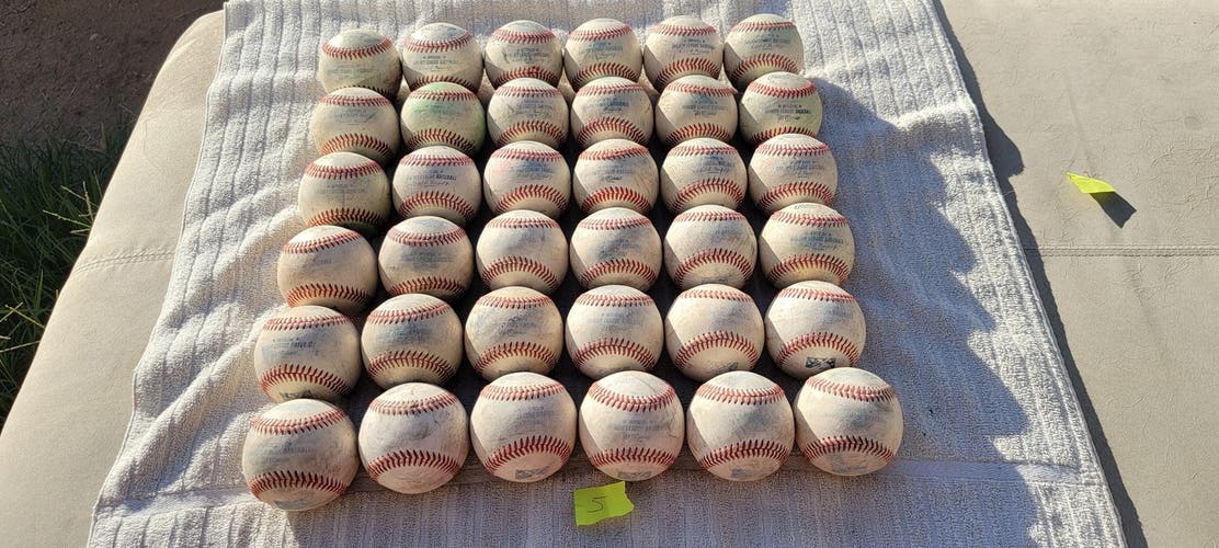 Used Rawlings Baseballs 36 Pack (3 Dozen)