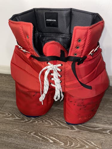 Columbus Johnson Large Vaughn Pro Stock Goalie Pants