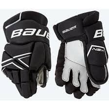 Black Bauer Hockey Gloves