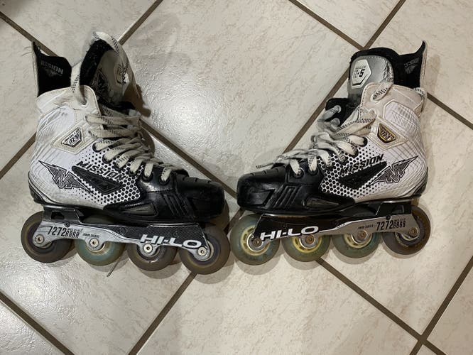 New Mission Wide Width Size 5 Inhaler FZ-5 Inline Skates