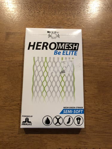 ECD Hero Mesh White With Neon Green Striker
