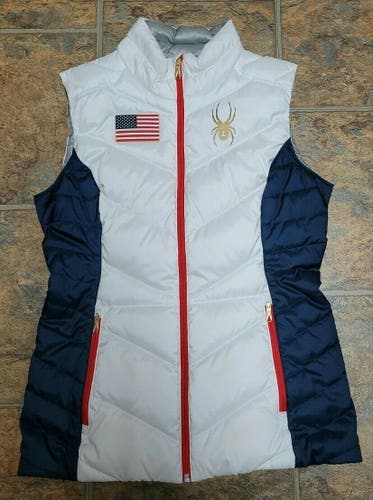 Spyder Women's US Ski Team Puffer Vest Size M USST