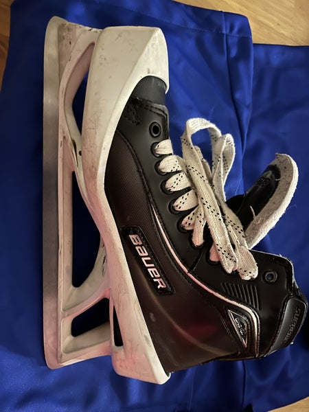 Senior Used Bauer Supreme One100 Hockey Goalie Skates Regular Width Size 12
