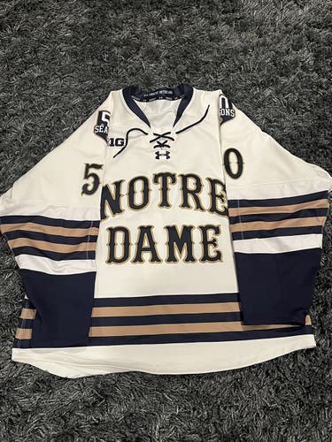 Notre Dame Team Issued Hockey Jersey