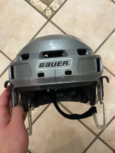 Silver Used Small Bauer  5100 Helmet