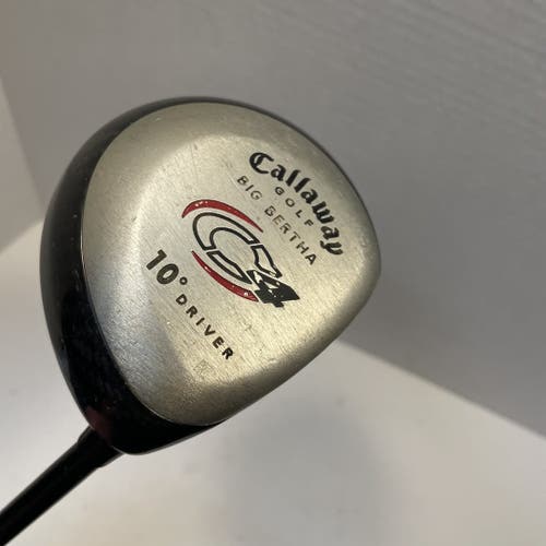 Used Callaway Big Bertha 10.0 Degree Graphite Stiff Golf Drivers