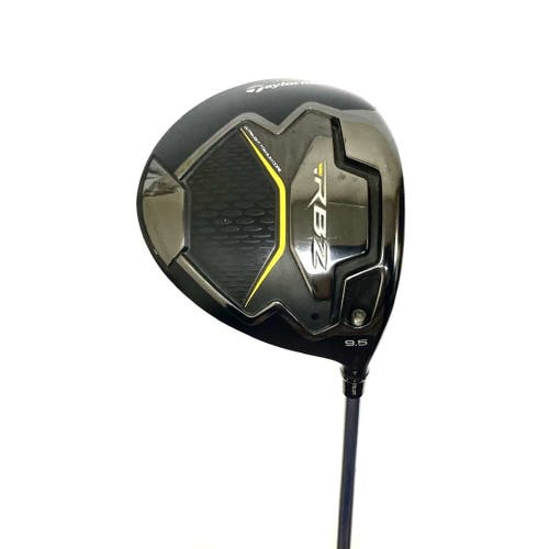 Used Taylormade Rbz Black Mens Right 9.5 Degree Driver Graphite Stiff