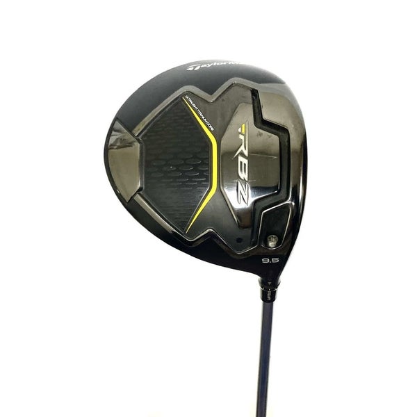 Used Taylormade Rbz Black Mens Right 9.5 Degree Driver Graphite Stiff