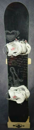 ROXY SILHUETTE SNOWBOARD SIZE 151 CM WITH MILLENIUM THREE LARGE BINDINGS