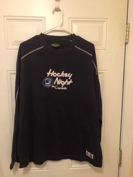 Blue Adult Men's Used XL Shirt Roger Edwards HNIC Long Sleeve