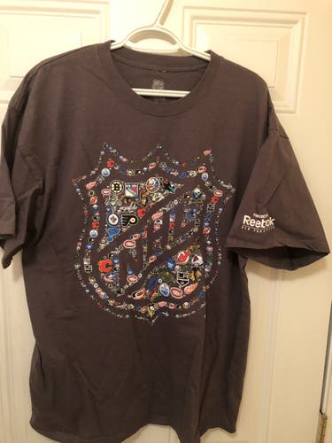 Gray Adult Men's Used XL Reebok Shirts