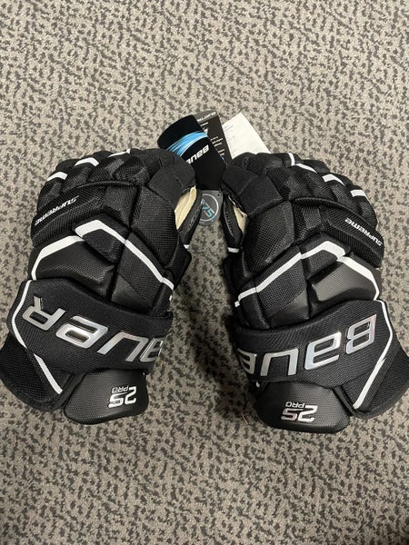 Bauer 2S Pro 14” Black Senior Hockey gloves