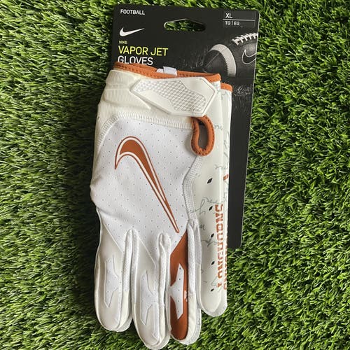 Nike Vapor Jet 4 Gloves Texas Longhorn PE - XL