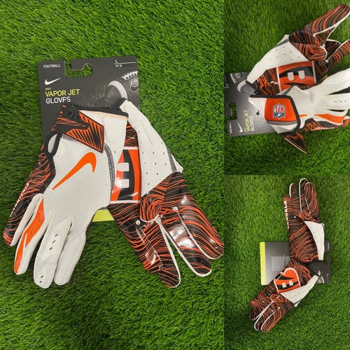 Nike Vapor Jet 5 Gloves Cinncinatti Bengals PE - L