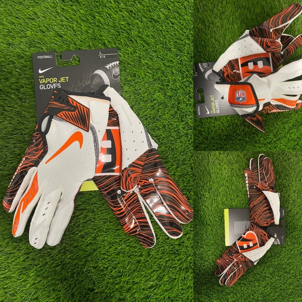 Nike Vapor Jet 5 Gloves Cinncinatti Bengals PE - L