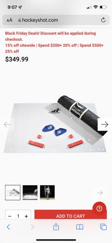 Hockey Slideboard/ Shooting Pad