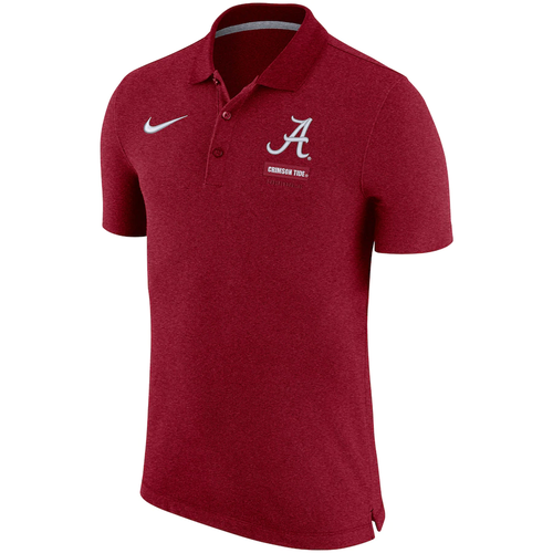 Alabama Crimson Tide Nike Solid Polo Men's Short Sleeve CN7953-698 Crimson 3XL