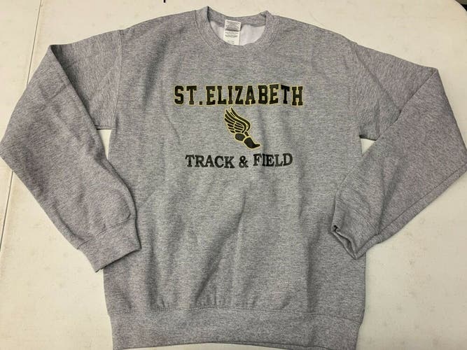 Gildan St. Elizabeth Vikings Track & Field Heavy Blend Sweatshirt Men's S Gray