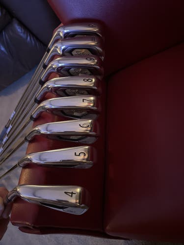 Men's Left Hand Stiff Flex Steel Shaft 718 AP3 Iron Set