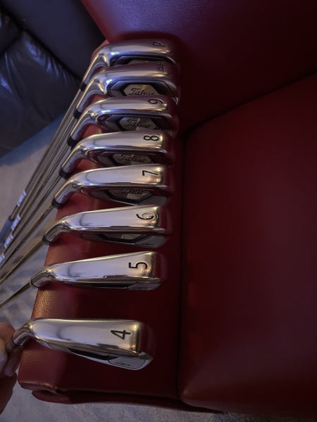 Men's Left Hand Stiff Flex Steel Shaft 718 AP3 Iron Set
