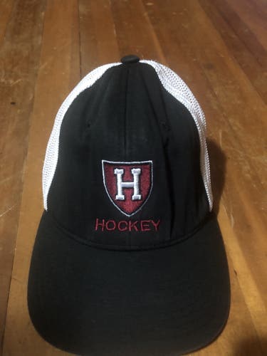Harvard University Hockey Flex Fit Hat