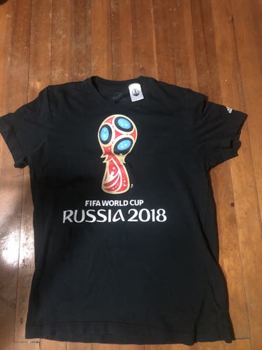 Black 2018 FIFA Russia World Cup Shirt