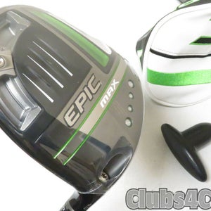 Callaway Epic Max Driver 9° HZRDUS Smoke Green 50  6.0 Stiff +Tool/Cover .. NEW