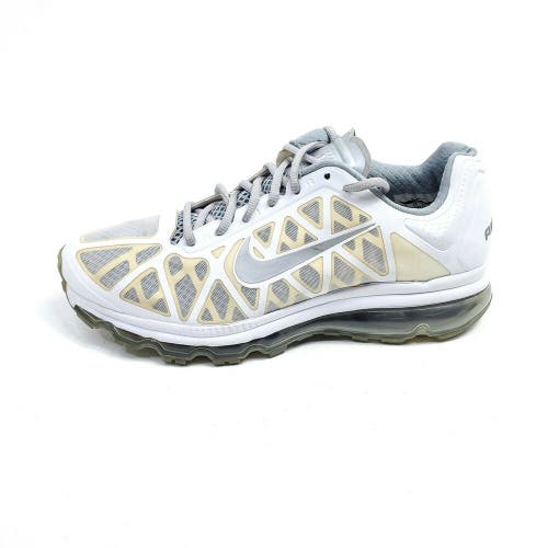 Nike Mens 12 Running Shoes Air Max Plus 2011 429889-101 White Gray Lace Up