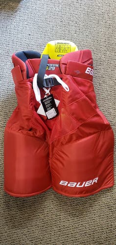 Bauer Supreme S29 Red Senior Medium Hockey Pants