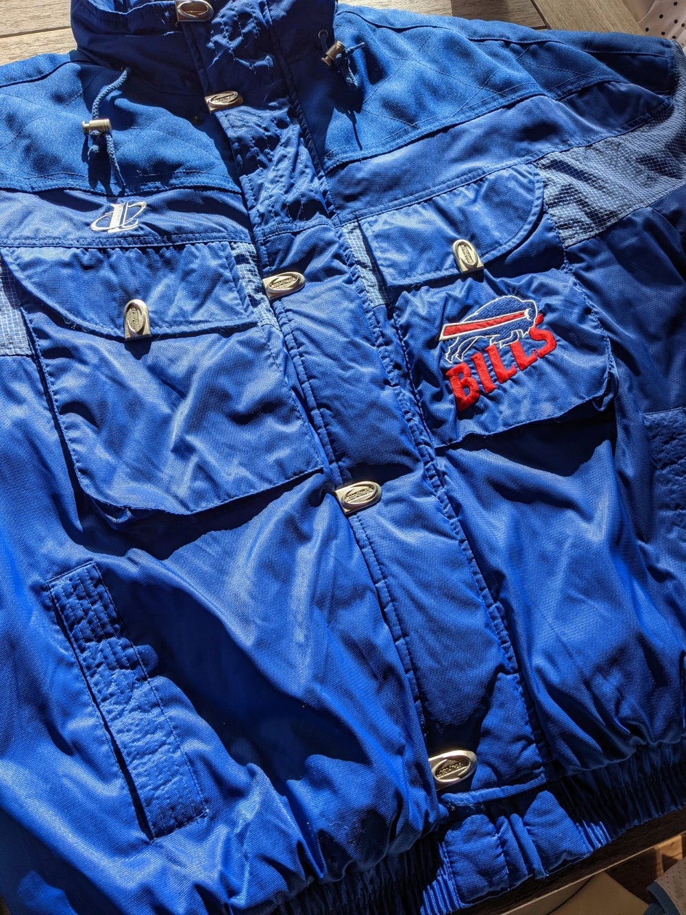 Vintage Buffalo Bills Logo Athletic Splash Jacket. Size L. $150