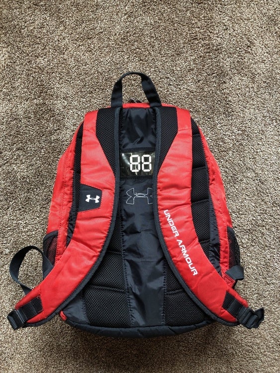 under armour red backpack
