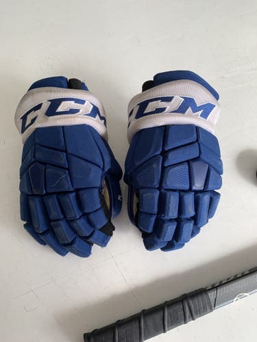 Toronto Maple Leafs Blue Senior CCM 14" Pro Stock Pro Model Gloves