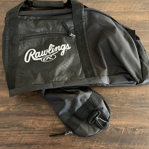 Black New Rawlings Bat Bag