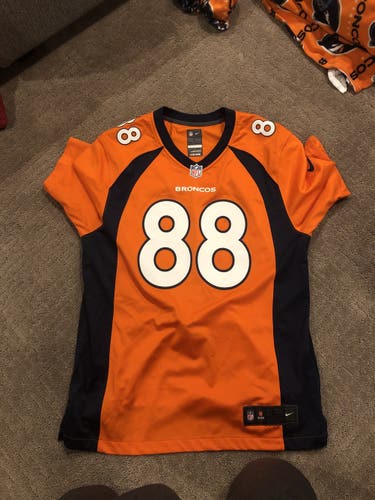 Orange Demarius Thomas Denver Adult Men's Used Large Nike