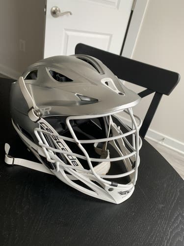 Cascade R Platinum Finish Lacrosse Helmet