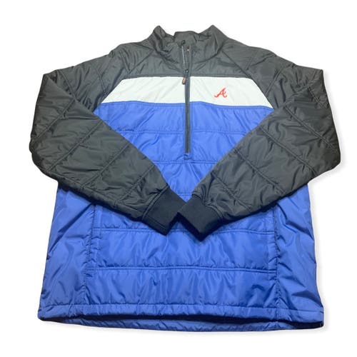 CBUK Atlanta Braves MLB Thaw Insulated Packable Half Zip Pullover