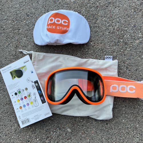 POC Retina Ski Goggles; Unisex; Medium Orange Used