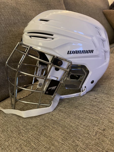 White New Medium Warrior  Alpha One Pro Helmet