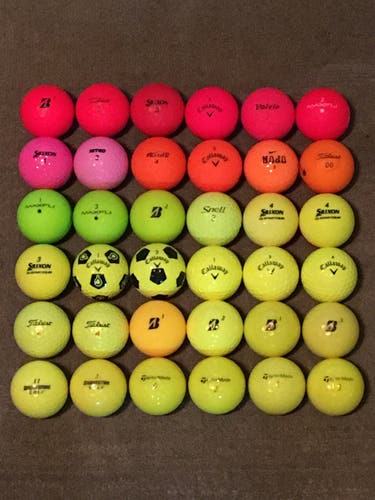 Yellow Used Callaway 36 Pack (3 Dozen) Supersoft Balls