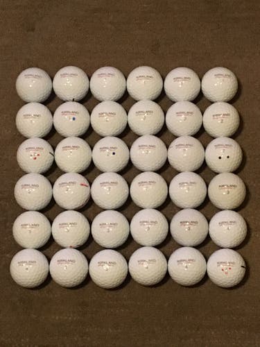 White Used Kirkland Signature Performance+ 36 Pack (3 Dozen) Balls