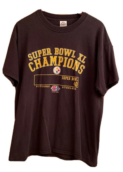 Vintage NFL Superbowl XL Champions Pittsburgh Steelers T-shirt