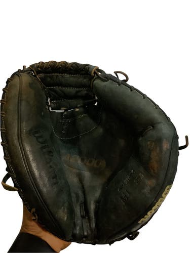Used Wilson A2000 M1 Super Skin 33 1 2" Baseball & Softball Catchers Gloves