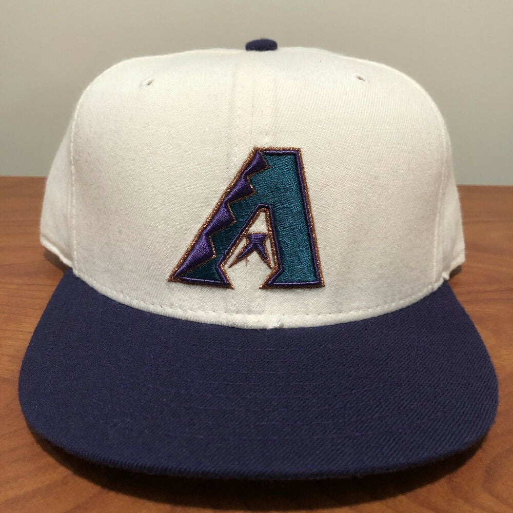 NOS Vintage New Era Authentic MLB ~ Arizona Diamondbacks Hat Cap ~ Fitted  7-3/8